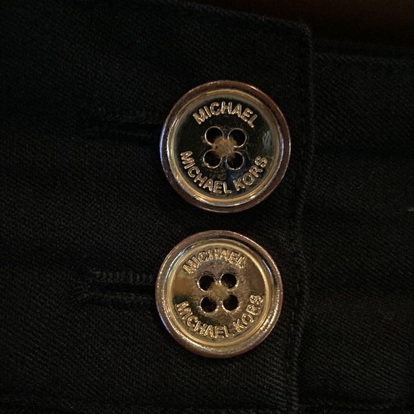 Michael Kors- black relaxed slacks with a slight ankle flair - Picture 2 of 9